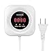 Techamor Y301 Plug in Methane/Propane/Combustible Natural Gas Leak Sniffer Detector Alarm with Voice Warning and Digital Display