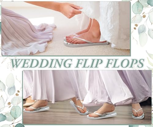 Twistover 24 Pairs Flip Flops Bulk for Wedding Guests Reception Wedding Party Favors Dancing Slippers Sandals Shoes Bridal Shower Gifts4