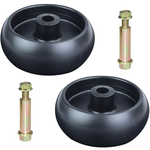 GUSUHAWK 2 Pack GX10168 Deck Wheels Replace John Deere GX10168 Gauge Wheels for John Deere 115 D100 D105 D110 D130 D140 D160 D170 L100 L110 L120 L130 LA115 LA135 LA145 Z345R Z355E Z425 Z445 Z540M Deck