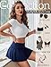 Avidlove Sexy Mini Skirt for Women Solid Ruffle Lingerie Skirt Short Skirts
