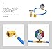 PATKAW 1PCS R134A AC Recharge Kit, Car Refrigerant Charge Hose with Gauge, 1/2 Thread A/C Recharge Measuring Set, Leak-Proof Ai r.Conditioning Pressure Manometer for Auto Maintenance, Car Fre-on