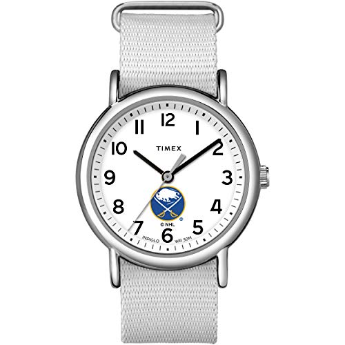 Timex ���f�B�[�X NHL �E�B�[�N�G���_�[ 38mm �r���v, �o�b�t�@���[�E�Z�C�o�[�Y, NHL Weekender 38mm �r���v