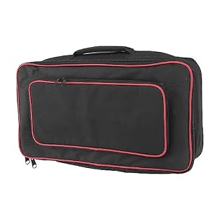 [EFFICIENT STORAGE] The Guitar Effect Pedal Board Case is your ultimate solution for organizing and transporting your guitar effects pedals. With multiple compartments and padded sections, this case ensures that every essential accessory is securely ...