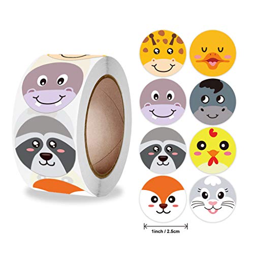 ERUYN 500 stks Leuke Dieren Beloning Stickers Motivationele Sticker voor Kids School Beloning Student Leraar Etiketten… - Image 5