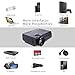 VANKYO Leisure 3 (Upgraded Version) LED Portable Projector with Carrying Bag, Compatible with Fire TV Stick, PS4, Xbox, 170'' Display and 1080P Supported with Free HDMI Cable (2-Black)