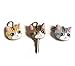 Key Cover/Key Caps/Key Holder/Keycaps - Cute Animal Pet Faces (Brown Cat)