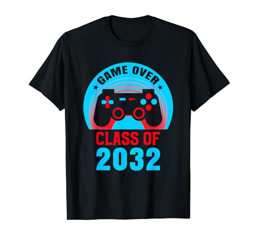 Senior 2032 Gaming Funny Class Of 2032 Tshirt 2032 Gamer T-Shirt