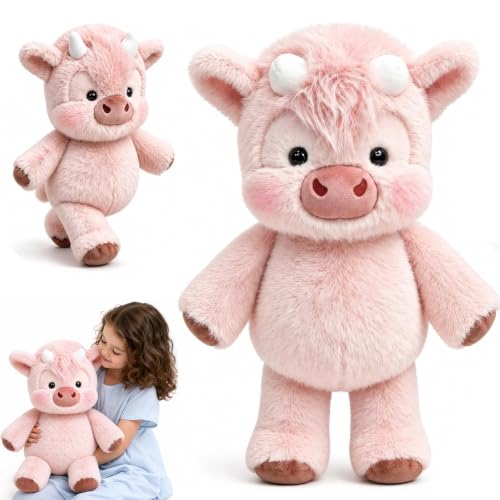 Imagen de Aliyuhao Peluche Vaca Rosa Corriendo 45 cm