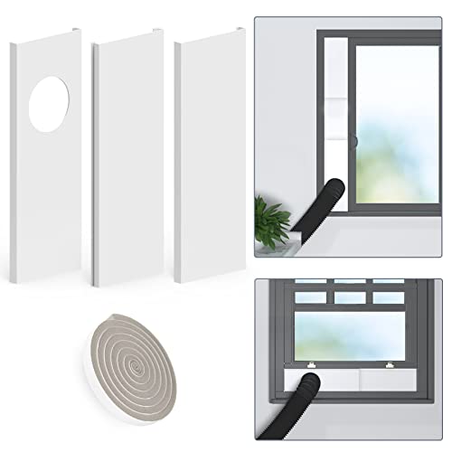 Flamorrow Dryer Vent Window Kit, Window Vent Kit for Dryer Vent H...