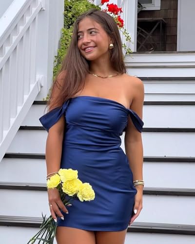 Homecoming Dresses for Teens Satin Short HOCO Dress 2025 Tight Off Shoulder Petite Formal Corset Cocktail Gown4