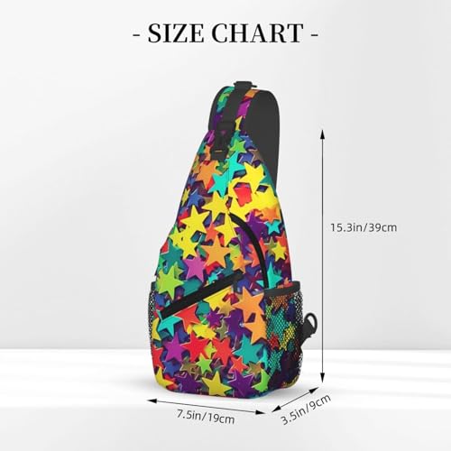 Bolso cruzado Many Stars para hombre y mujer miniatura 3