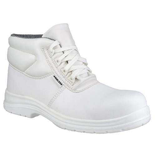 Bottes de sécurité blanches Amblers pour industrie agroalimentaire et laboratoires