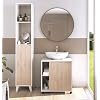 Conjunto-Muebles-de-Bano-Moderno-Saina-para-Lavabo-Pedestal-Pie-Mueble-Columna-en-Blanco-y-Roble-Espejo-NO-Incluido