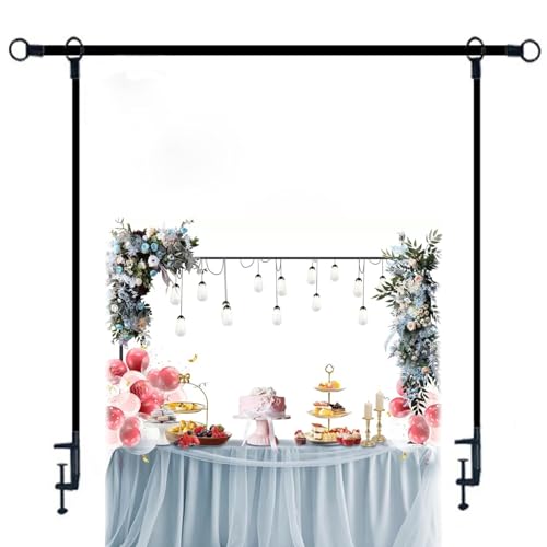 Arc de table pour décor ballons lors d'un repas de mariage en extérieur
