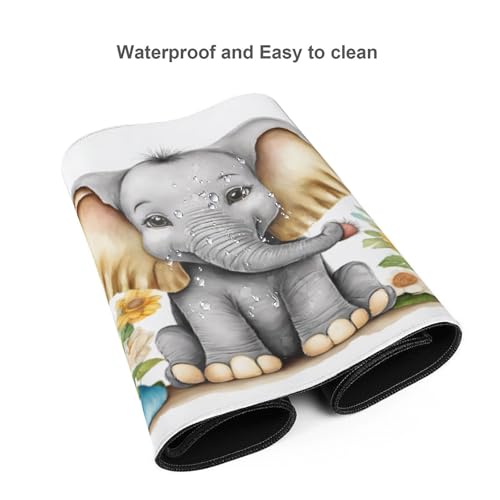 Grand tapis de souris de jeu éléphant 80x30.5 cm antidérapant - 5