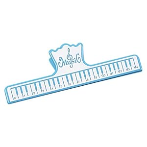 Generic Blad Muziek Houder Plastic Muziek Clip Duurzaam Muziek Boek Houder Pagina Clip, Piano Gitaar Viool Accessoires
