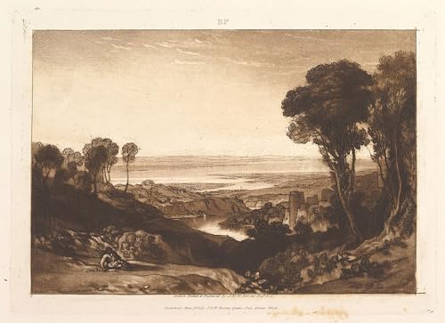 Cuadro moderno de paisaje sobre lienzo de Turner de 60x90cm para decoración de interiores