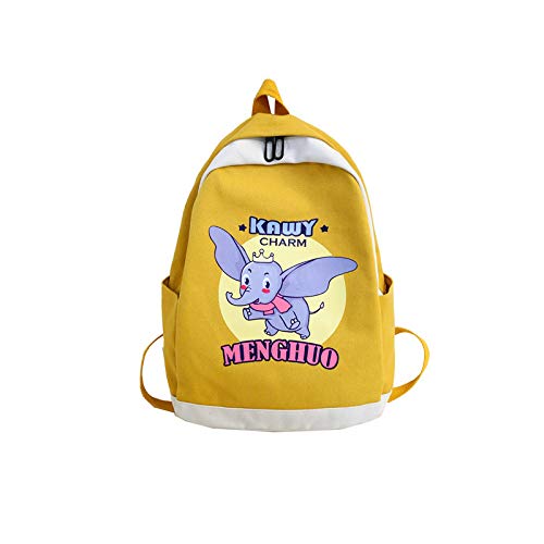 HOSD Bolso de Escuela de Hombro de Lona de Estudiante Femenino Color de éxito Colegio