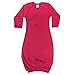 The Laughing Giraffe Baby Girl Sleep Sack Gown (0-3M, Fuchsia)