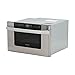 SHARP KB6524PSY Microwave Drawer Oven, 24-inch, 1.2 Cubic Feet, 950 Watt, Angled Touch Control Panel, Stainless Steel