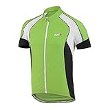 Louis Garneau Men's Lemmon Vent Short-Sleeve Jersey - X-Large - Fluo Green