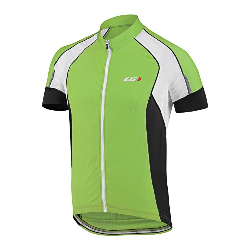 Louis Garneau Men's Lemmon Vent Short-Sleeve Jersey - X-Large - Fluo Green