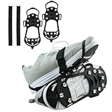 Kompakt und leicht mitzunehmen: Spikes für Schuhe sind kompakt, tragbar und passen in jede Tasche. Ideal für unterwegs, bei plötzlichem Wetterumschwung oder spontanen Ausflügen im Schnee, ohne zusätzlichen Platzbedarf.