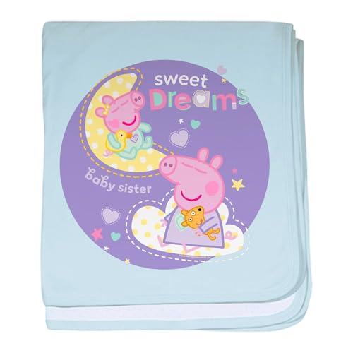 CafePress Peppa Pig: Sweet Dreams Baby Blanket, Super Soft Newborn Swaddle