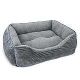 Dog Beds for Large Medium Small Dogs Durable Washable Dog Sofa Bed Cozy Rectangle Puppy Bed Calming