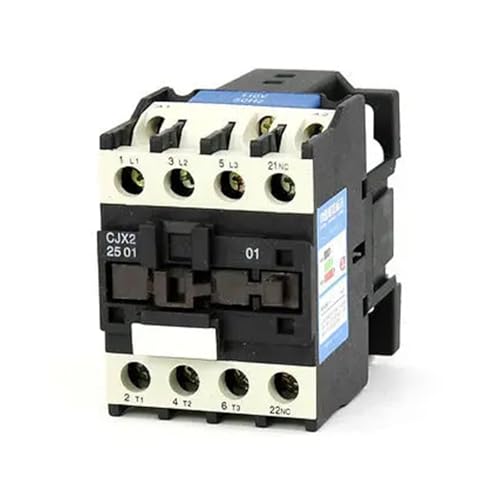 Contacteur AC 25A triphasé haute longévité CJX2-2501 robustesse industrielle 110V