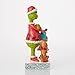 Enesco Dr. Seuss Grinch by Jim Shore Grinch Max and Cindy Lou Giving Gifts Figurine, Resin Hand Painted Crafted Collectible Christmas Figurines Home Decor Statue Gift, 7.24 Inch, Multicolor