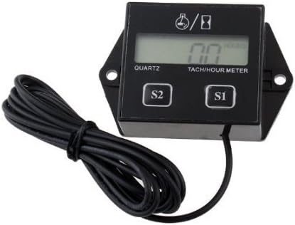 KEDSUM Hour meter Tachometer 2 & 4 Stroke Small Engine Spark For Boat Outboard Mercury