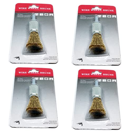 Shop-Tek 80926 6-Inch by 22.2 Hole Twist Knotted Wire Wheel Brush