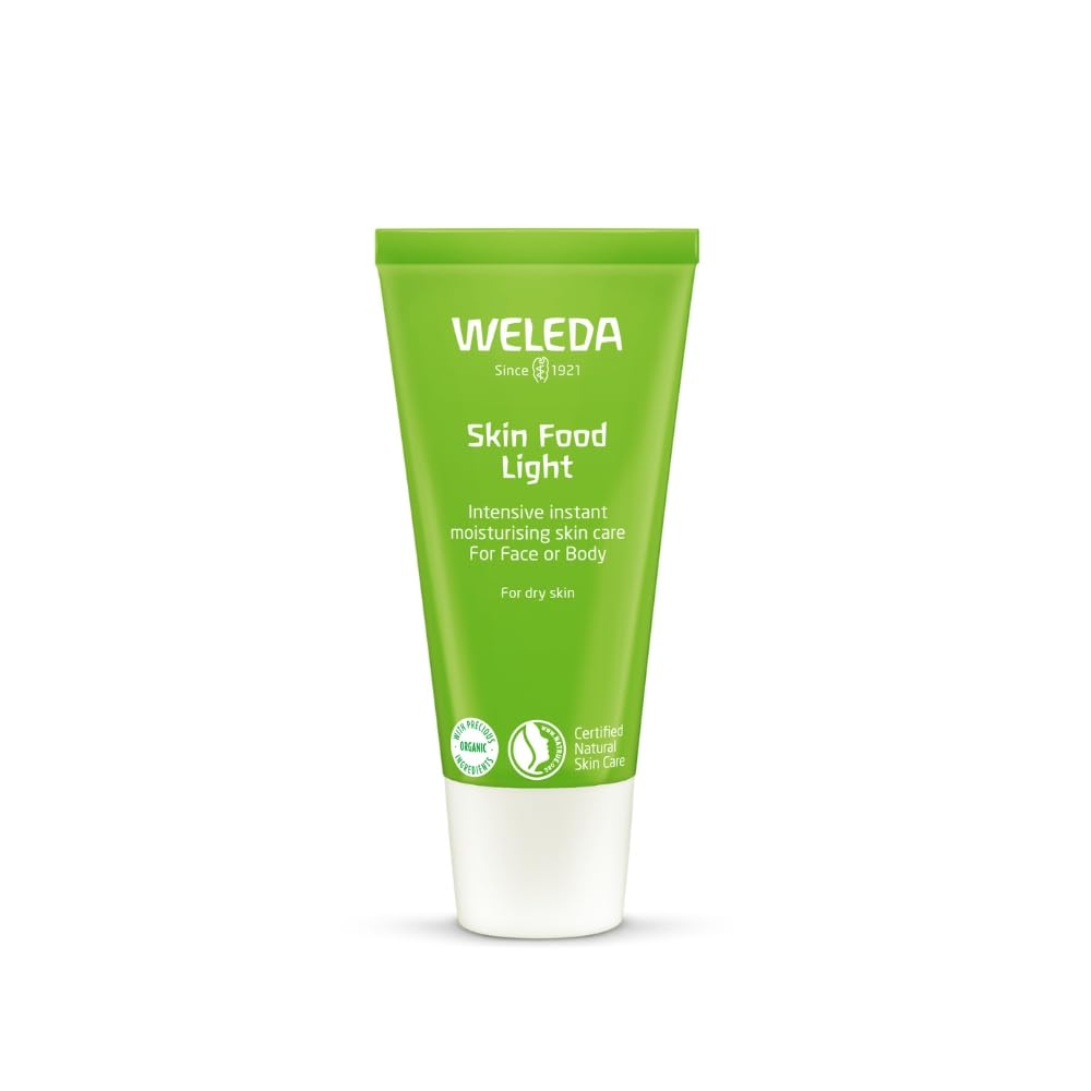 WeledaSkin Food, Dry Skin Moisturiser, Moisturising Cream & Primer, Face & Body, For Men & Women, Multiple Uses, 100% Certified Natural, Organic, 30mlNatrue