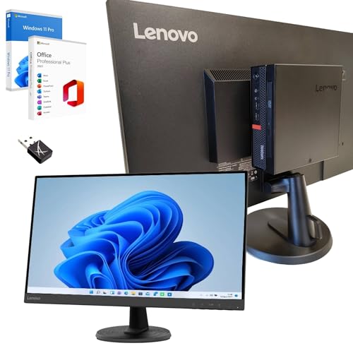 Lenovo Ordinateur 27 pouces Core i7 jusqu'à 3,80 GHz 32 Go Ram 1000 Go SSD Win 11 Pro Office 2021 Pro DvD RW Garantie 36 mois