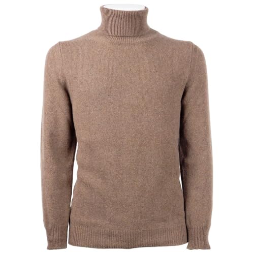 Brown Cashmere Men Men's Sweater