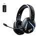 Produktbild Somic 2.4G Wireless-Gaming-Headset für PS4, PS5, PC mit abnehmbarem Mikrofon und RGB-Regenbogen-LED, Surround-Sound, Bass, Over-Ear-Kopfhörer mit Spiel/Audio/Live-Broadcast-Soundmodus