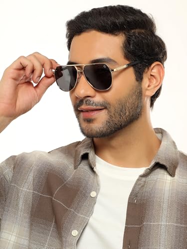 Image of EYEJACK by Voyage UV Protected & Polarized Aviator Sunglasses for Men & Women