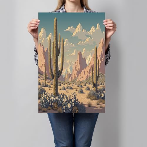 Toile paysages du désert occidental pour décoration salon et maison