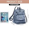 Aucuu Frauen Rucksack Wasserdicht, Rucksack Damen Klein, Cityrucksack aus PU Leder, Tagesrucksack Schulrucksack, Casual Daypack, Damen-Rucksackhandtaschen, Reiserucksack für Reisen Schule Arbeit #1