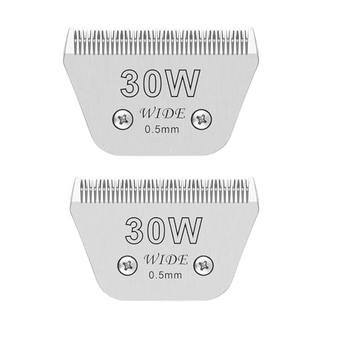 2pcs 30W Wide Blades for Dog Grooming Clipper Replacement