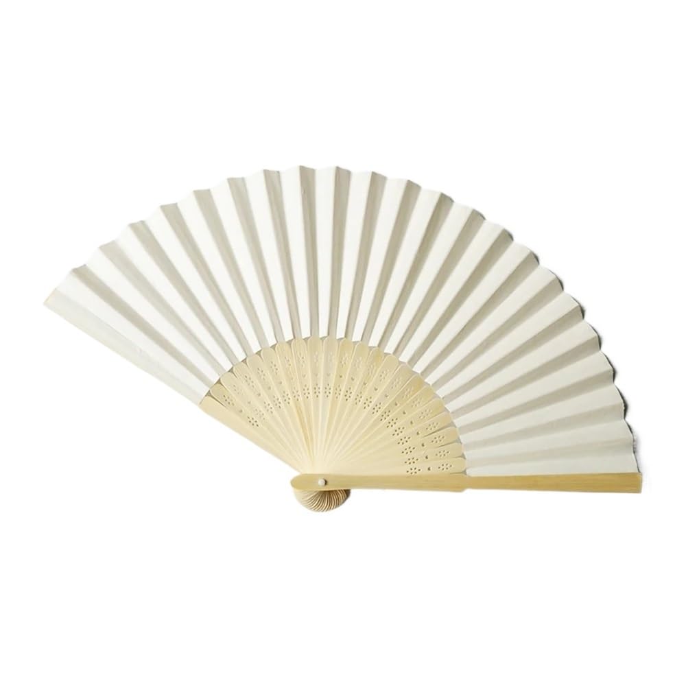 Jobaojiang Customizable Folding Paper Fans – Personalized(5105 No Personalise,40PCS)