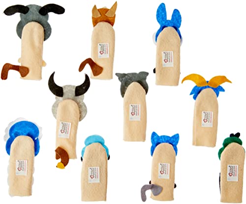 Dedoche Animais Domésticos Feltro 10 Personagens Carlu Brinquedos 3 Dedoche Animais Domésticos Feltro 10 Personagens Carlu Brinquedos - Imagem 3