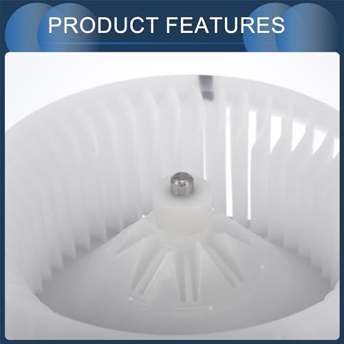 Image of HVAC Blower Motor Assembly, No.8710360330 for Dodge Avenger 2008-2014 Metal Plastic Black White, 1 Pc
