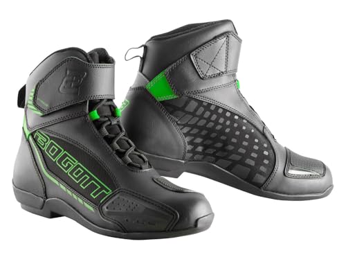 Bogotto GPX Motorradschuhe, schwarz/grün, 43