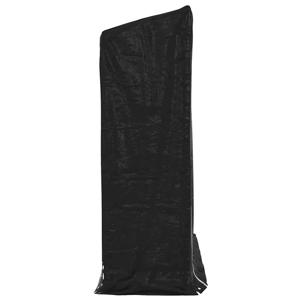 Estantería para leña con protección contra la lluvia, 200 x 60 x 200 cm, acero galvanizado, estable para terraza, jardín, exterior, con funda impermeable para la lluvia para almacenamiento de