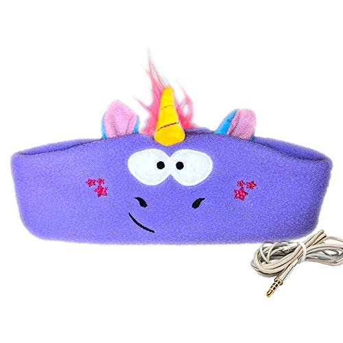 FIRIK Kids Headphones Volume Limited Soft Children Fleece Headband Size Adjustable Toddler Headphones