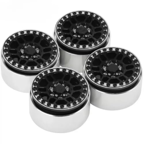 Jante roue beadlock 1.9 rc métal moyeu trx4 scx10 90046