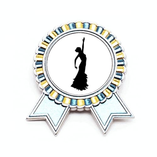 Broche de danse folklorique en métal taille M pour fixer les costumes lourds