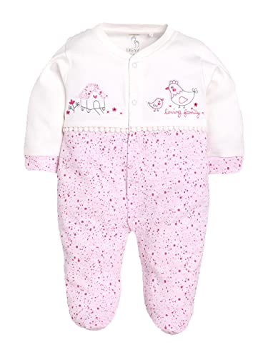 Image of BABY GO 0-3M /3-6M Full Sleeve 100% Soft Cotton Romper /jumpsuit /Sleepsuit /Nightsuit /Infant Wear /Clothes for New Born Baby Girls